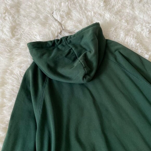 Corza Long Hoodie Dress L - Green Sweatshirt - Picture 3 of 6